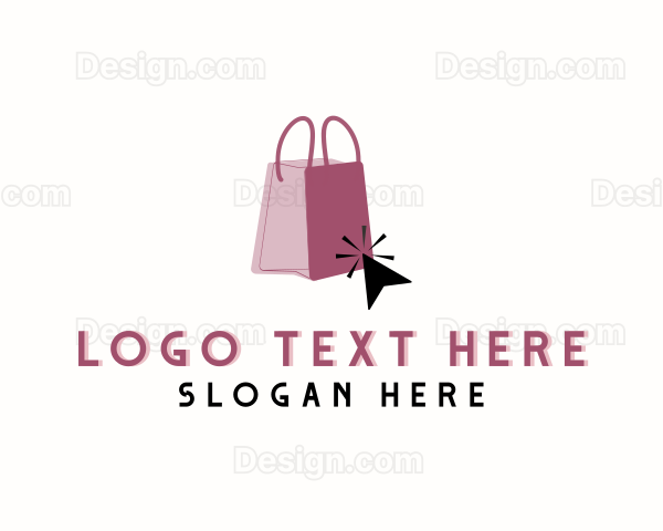 Online Shopping Bag Logo