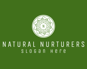 Natural Leaf Landscaping  logo design