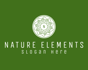 Natural Leaf Landscaping  logo design