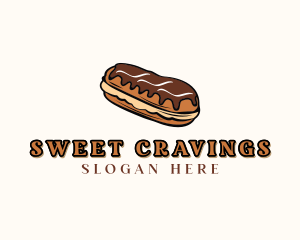 Chocolate Donut Dessert  logo design