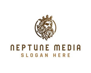 Roman God Neptune logo