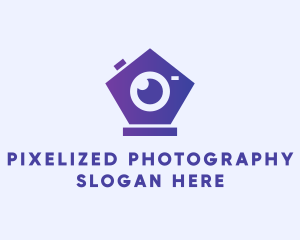 Modern Geometric Camera logo design