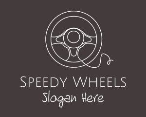 Automotive Steering Wheel logo design