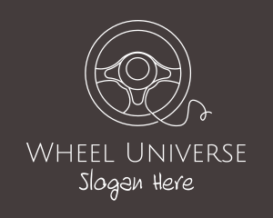 Automotive Steering Wheel logo design