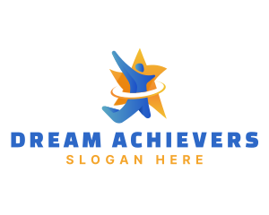 Human Star Achievement Success logo