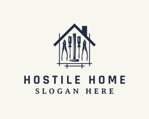 Home Builder Construction Tools logo design