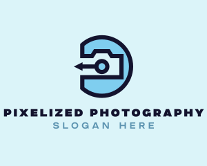 Photography Camera Clock logo design