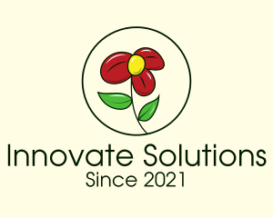 Daisy Flower Plant logo
