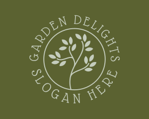 Vegan Leaf Garden logo design