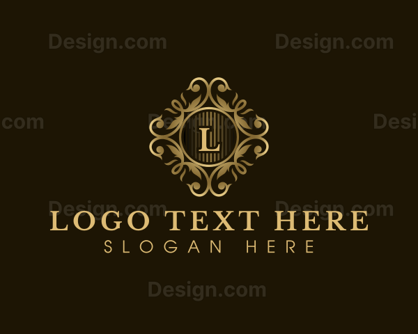 Luxury Floral Ornament Logo