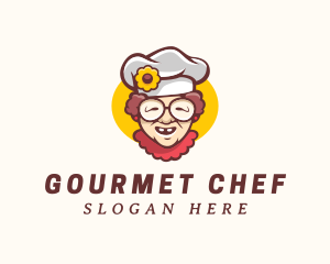 Grandmother Chef Cafeteria  logo design