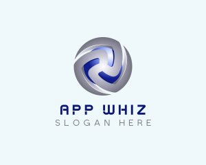 Tech Cryptocurrency App logo design