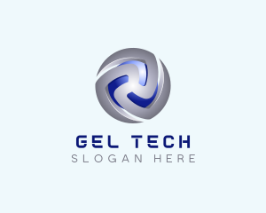 Tech Cryptocurrency App logo design