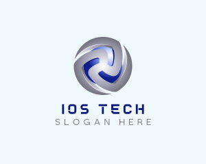 Tech Cryptocurrency App logo design