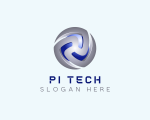 Tech Cryptocurrency App logo design