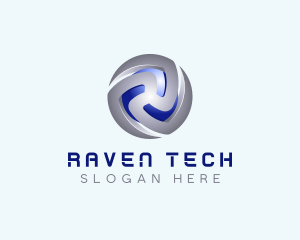 Tech Cryptocurrency App logo design