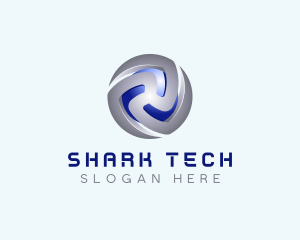 Tech Cryptocurrency App logo design