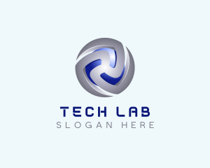 Tech Cryptocurrency App logo design