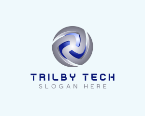 Tech Cryptocurrency App logo design