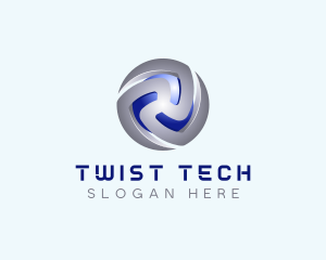 Tech Cryptocurrency App logo design