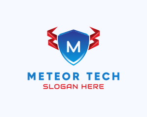 Tech Shield Security logo design