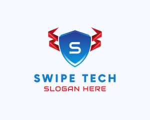 Tech Shield Security logo design