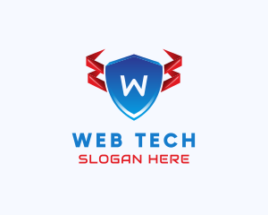 Tech Shield Security logo design