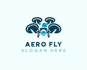 Quadcopter Videographer Drone logo