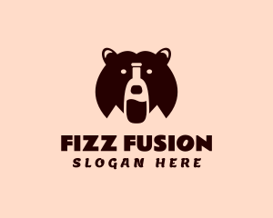 Bear Beverage Bottle logo