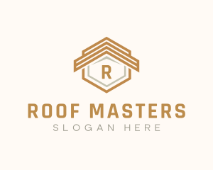 Realty Roofing House logo design