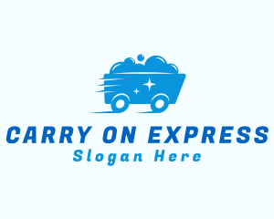 Express Janitorial Washer  logo design