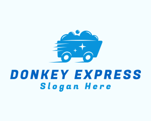 Express Janitorial Washer  logo design