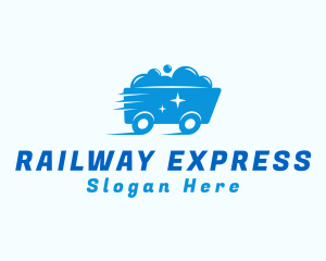 Express Janitorial Washer  logo design