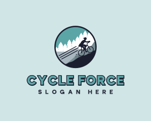 Mountain Bike Cycling  logo design