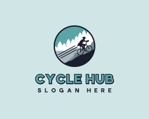 Mountain Bike Cycling  logo design