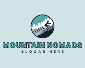 Mountain Bike Cycling  logo design