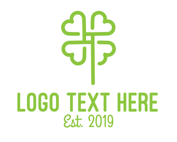 Green Flower logo example 2