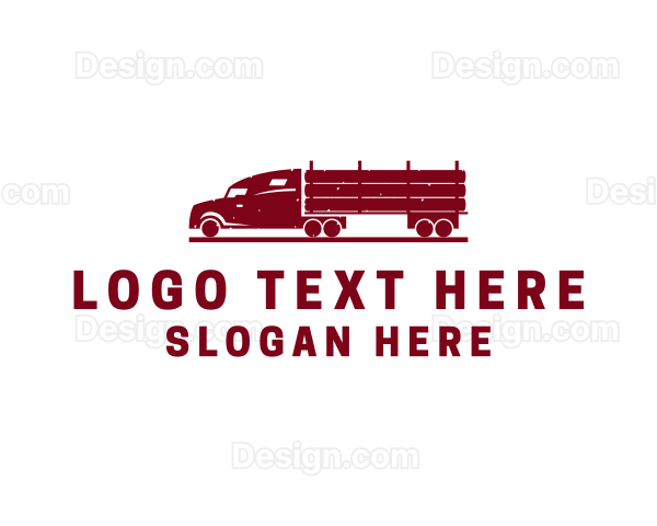 Vintage Delivery Truck Logo