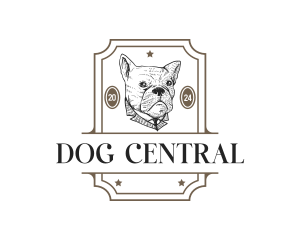 Animal Pet Bulldog logo design