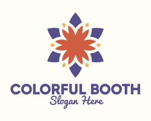 Colorful Floral Blossom logo design