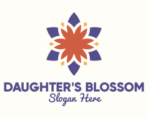 Colorful Floral Blossom logo design