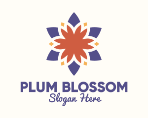 Colorful Floral Blossom logo design