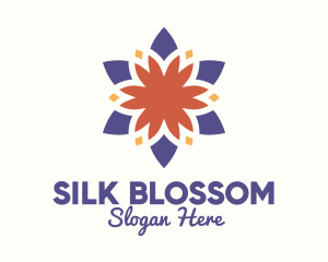 Colorful Floral Blossom logo design