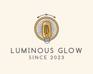 Light Bulb Lamp logo design