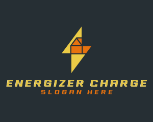 Electrician Voltage Lightning logo design