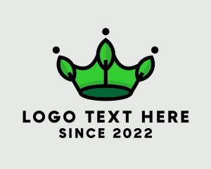 Leaf Herb Crown  logo