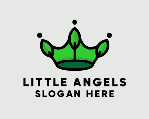 Leaf Herb Crown  Logo