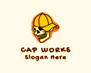 Skull Cap Graffiti logo