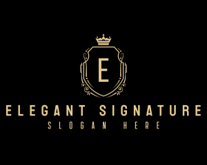 Elegant Crest Deluxe  logo design