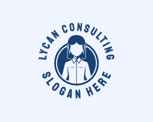 Woman Business Consultant logo design